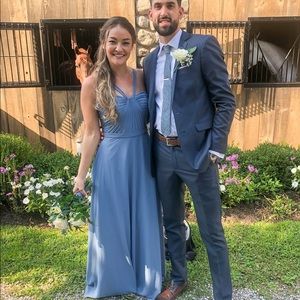 Kennedy Blue  Ivy bridesmaids dress in Slate Blue